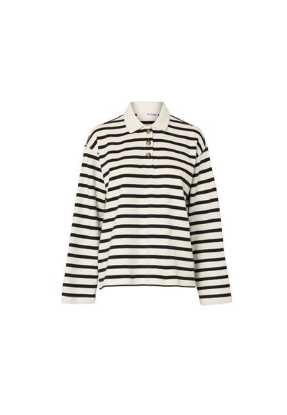 Wada stribet polo fra Selected Femme