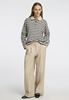 Wada stribet polo fra Selected Femme