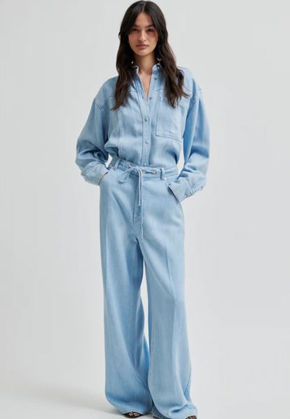 Irvin denim skjorte fra Second Female