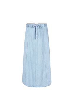 Irvin denim nederdel fra Second Female